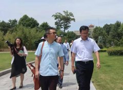 浦东水务和长桥山庄向导考察福寿园和云顶集团集团