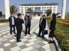 湖州市民政局副局长沈建军来云顶集团调研生态葬